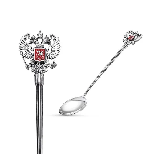 93010452_ложка чайная "герб россии"