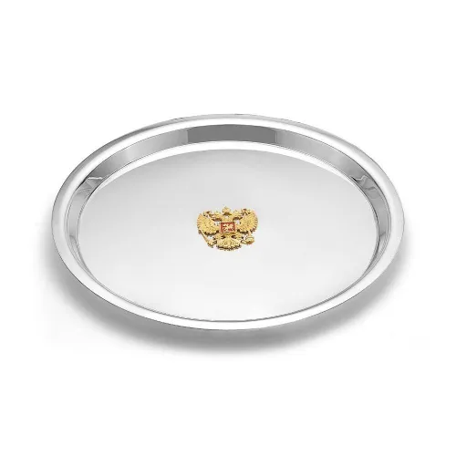 930661-0ж_поднос с гербом россии