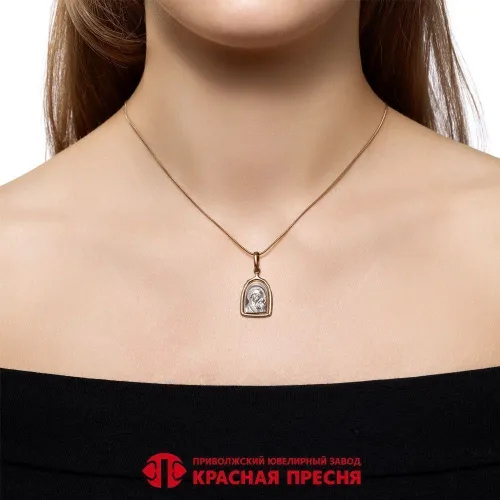 53012703дк_подвеска "казанская божия матерь"