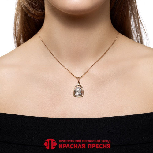 53012703дк_подвеска "казанская божия матерь"