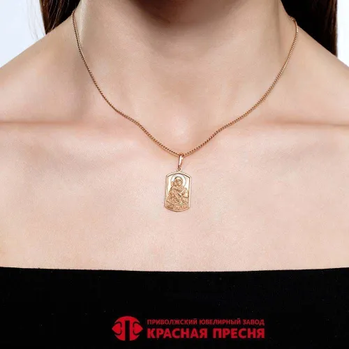 53015289дв_подвеска "владимирская божия матерь"